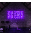 NO PAIN NO GAIN